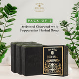Activated Charcoal with Peppermint Oil Pack of 3