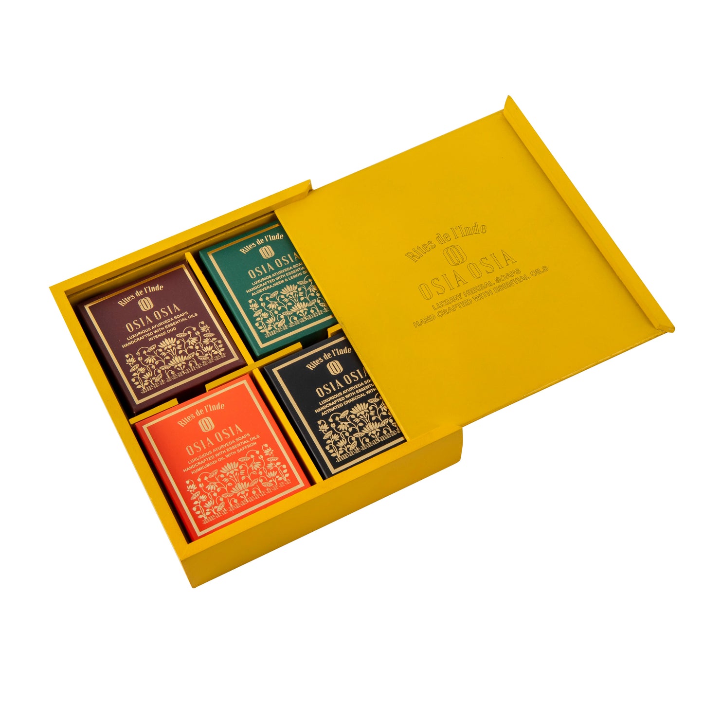 Bath & Body Luxury Gift Set 4 Herbal Soaps
